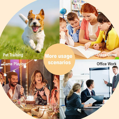 4-Piece Recordable Dog Communication Button Set with Stickers for Interactive Training